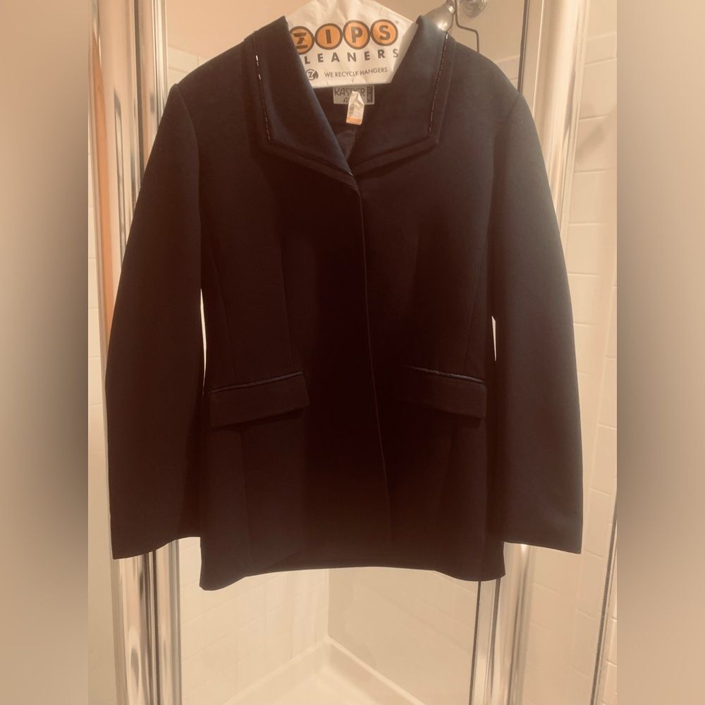 Women's Blazer - Kasper - Black - Size 10 - Business Casual - Office Wear Bazer